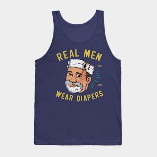 Real Men Wear Diapers Tank Top